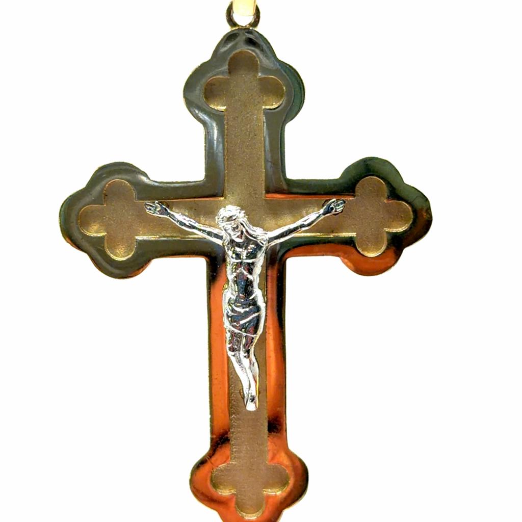 Gouden Kruisbeeld Hanger met Christusfiguur