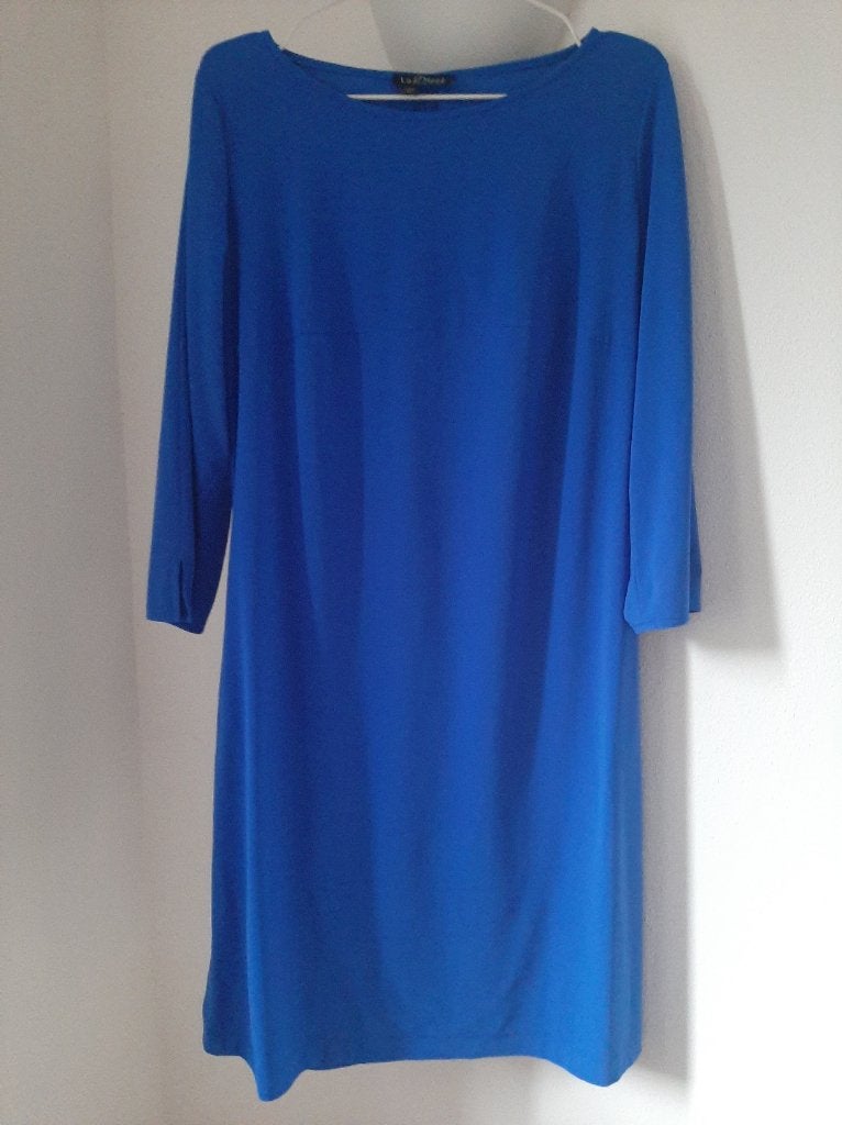 Prachtige jurk LaDress La Dress. Maat XL, Kleding | Dames, Jurken, Blauw, Maat 46/48 (XL) of groter, Ophalen of Verzenden, Zo goed als nieuw