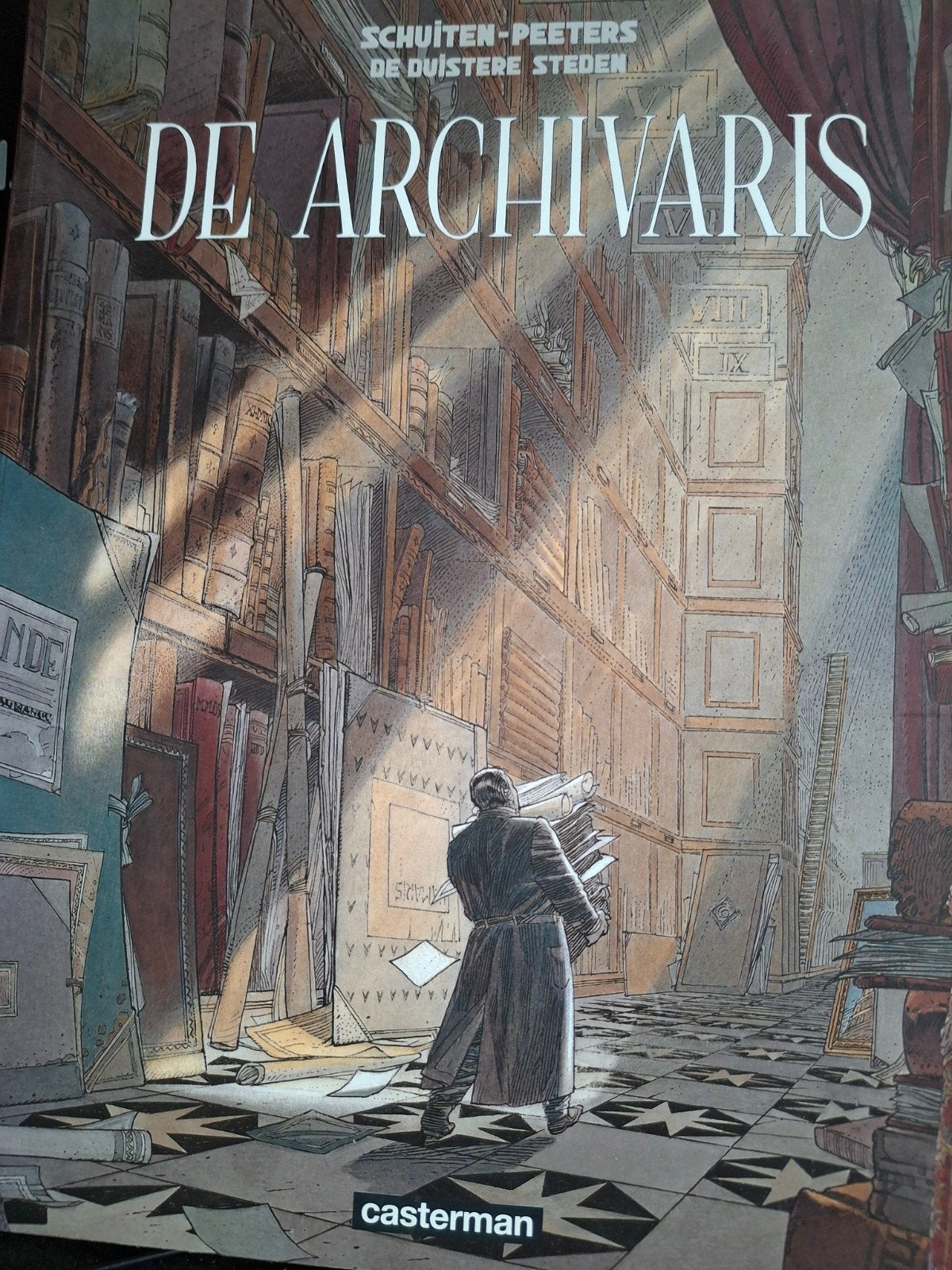 Schuiten& Peeters - De archivaris, Boeken, B. Peeters; F. Schuiten, Eén stripboek, Ophalen of Verzenden, Zo goed als nieuw