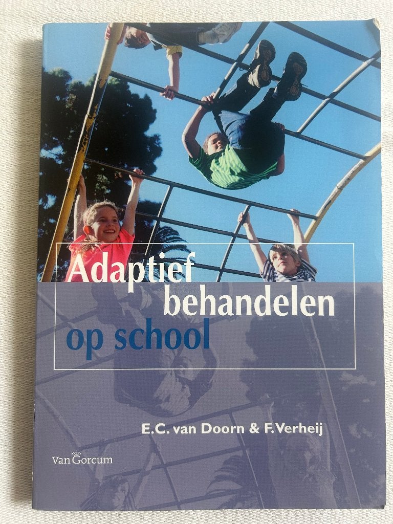 Adaptief behandelen op school, Boeken, Gelezen, Diverse auteurs, Ophalen of Verzenden, WO