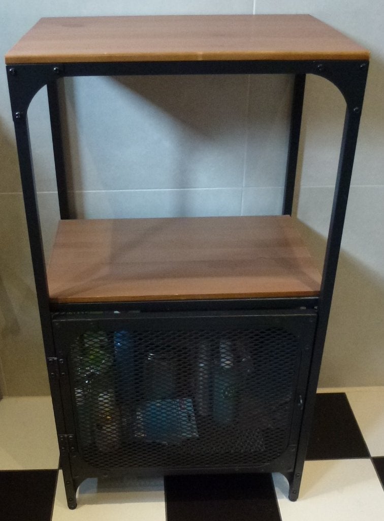 badkamerkastje industrieel design, Ophalen, Minder dan 50 cm, Overige typen, Zo goed als nieuw