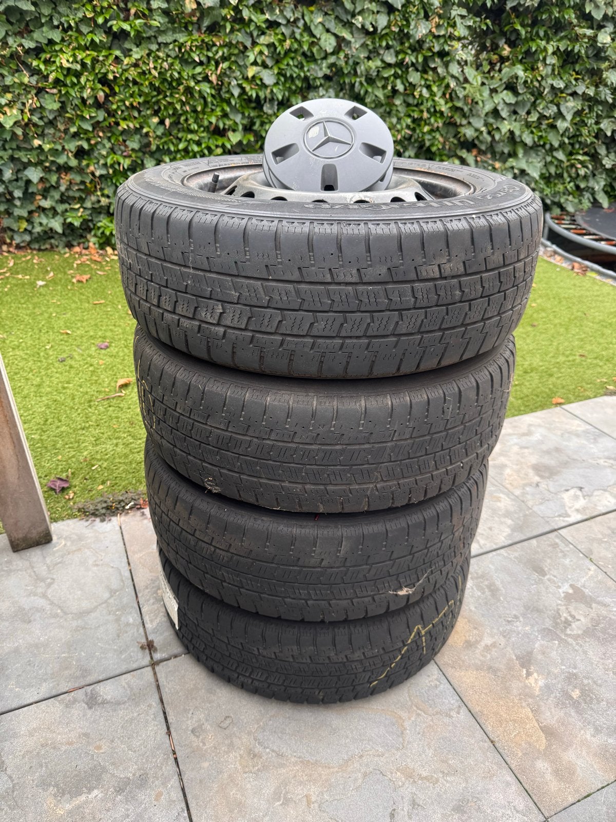 Mercedes-Benz  Winterbanden met Velgen, Auto-onderdelen, Ophalen, 16 inch, Banden en Velgen, Winterbanden