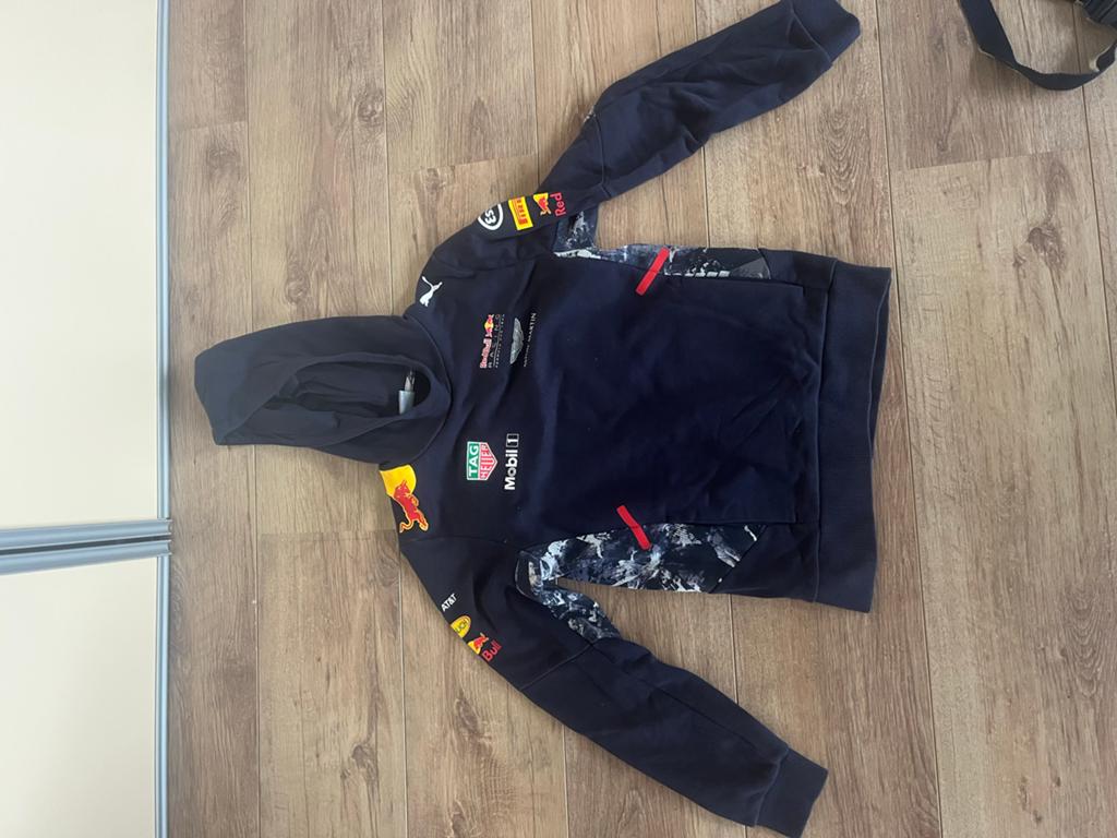 Red Bull Racing Trui - Officiële Team Hoodie, Ophalen of Verzenden, Gedragen, Overige maten, Blauw