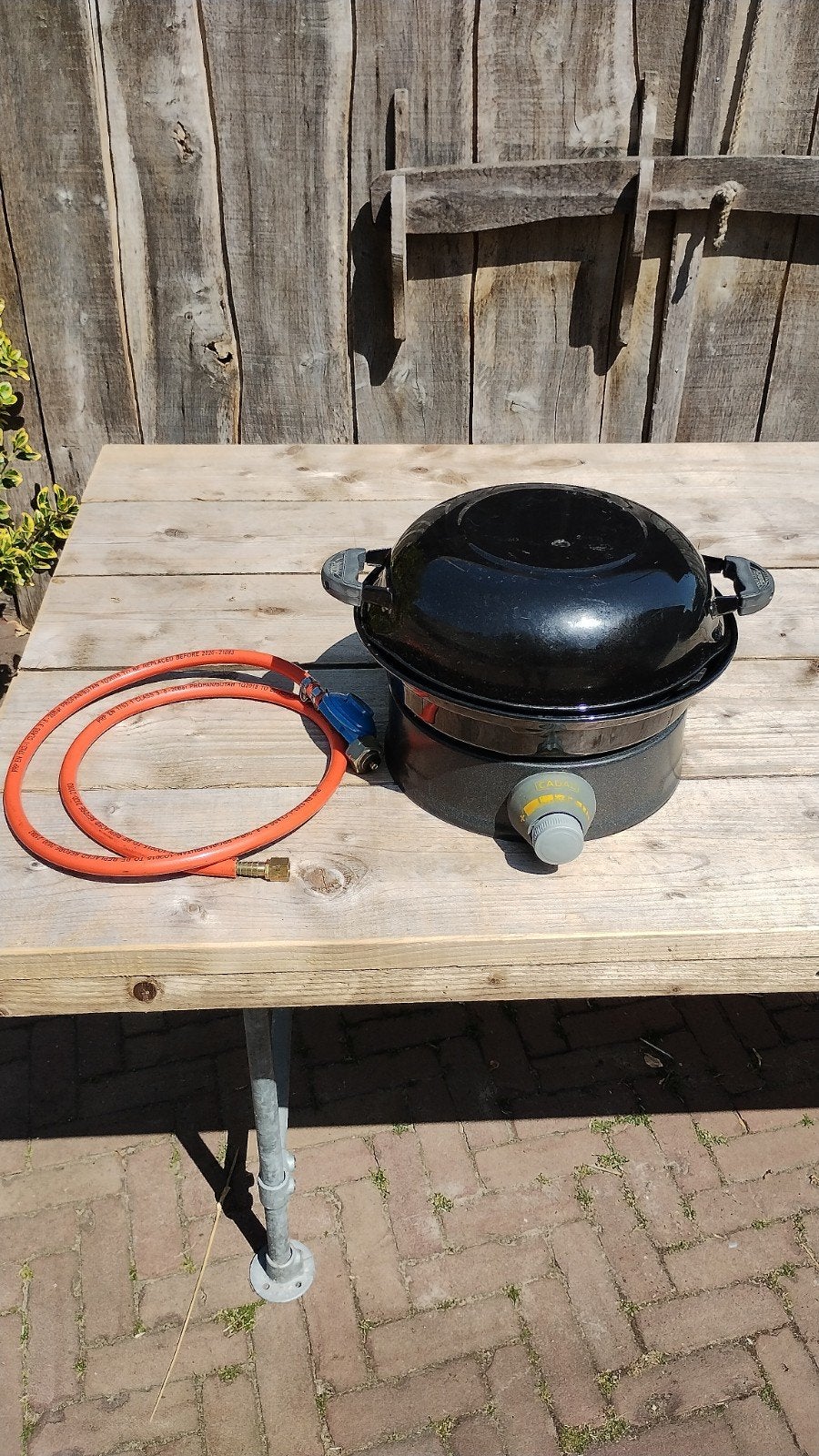 Cadac Safari Chef Compacte Gasbarbecue - Camping & Onderweg, Ophalen of Verzenden, Gebruikt, Cadac safari chef