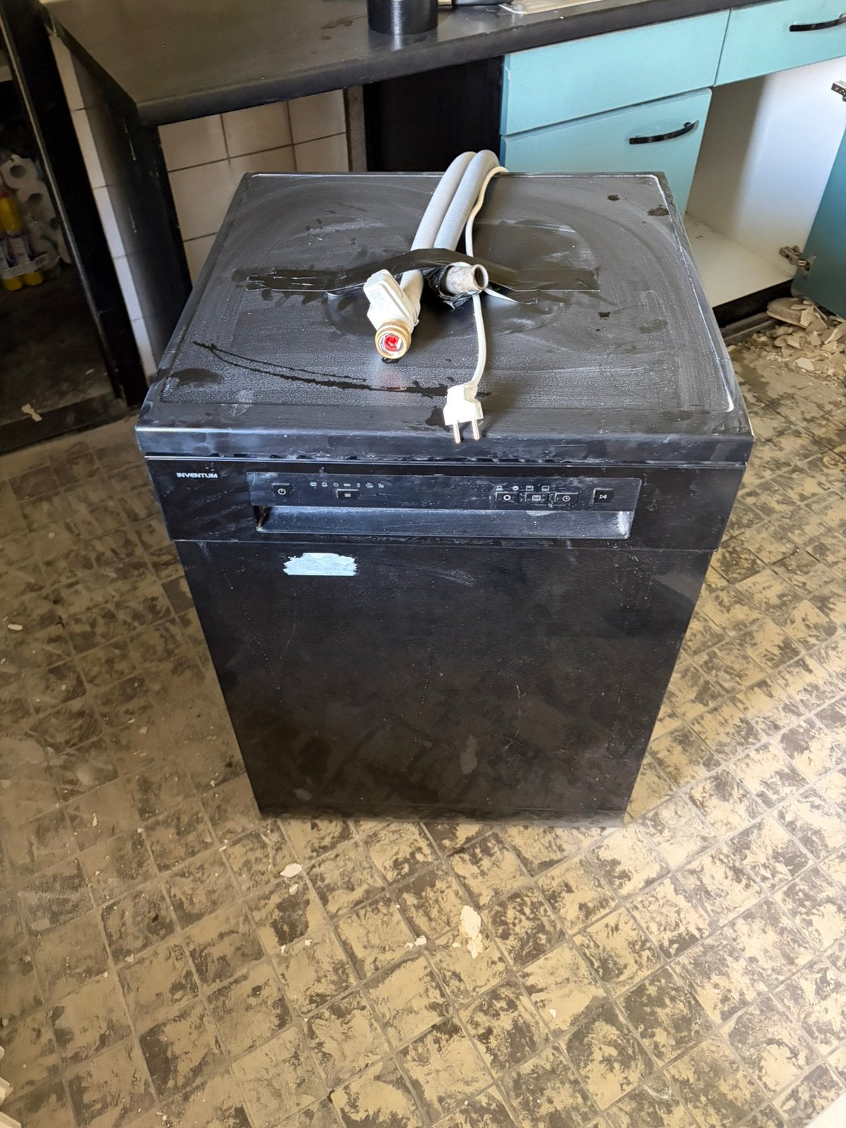 Werkende vaatwasser inventum, Ophalen, Gebruikt, Minder dan 85 cm, 45 tot 60 cm