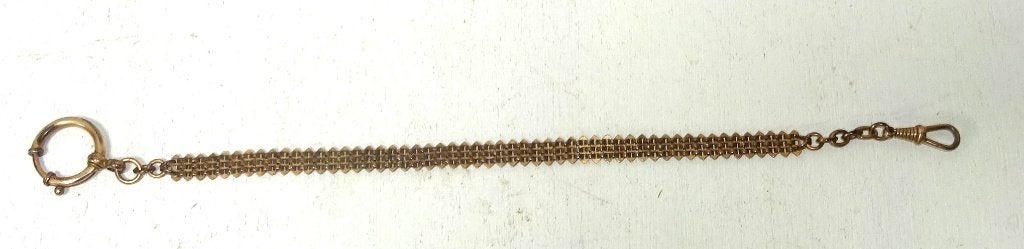 antieke double horlogeketting, Ophalen of Verzenden, Gebruikt, Goud, Overige materialen