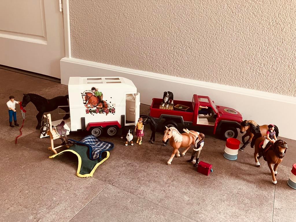 Schleich paarden z.g.a.n., Ophalen of Verzenden, Zo goed als nieuw, Paard, Beeldje of Figuurtje