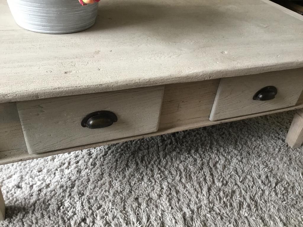 Salontafel, Huis en Inrichting, Tafels | Salontafels, Ophalen, Gebruikt, 100 tot 150 cm, Eikenhout
