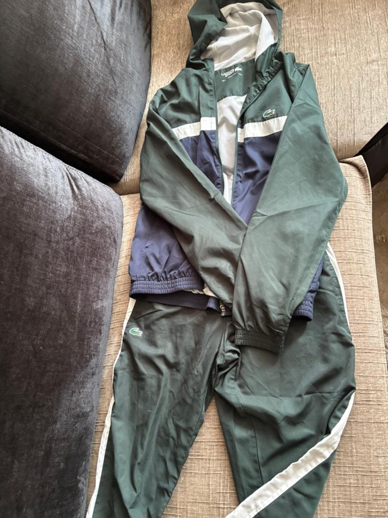 Lacoste trainingspak maat m, Ophalen, Zo goed als nieuw