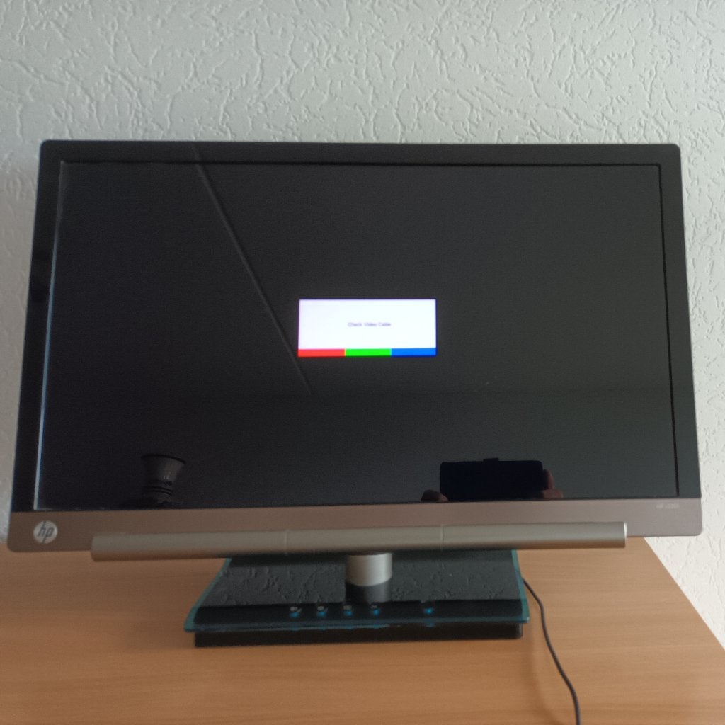 HP monitor 23 inch met alle kabels, Computers en Software, Ophalen, DVI, Gebruikt, Full HD