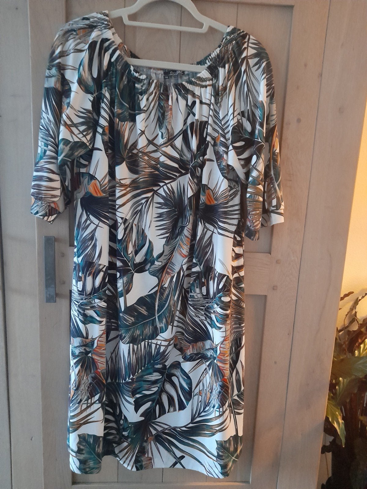 Norah jurk met tropische print, maat 36, Noiah, Overige kleuren, Ophalen of Verzenden, Zo goed als nieuw