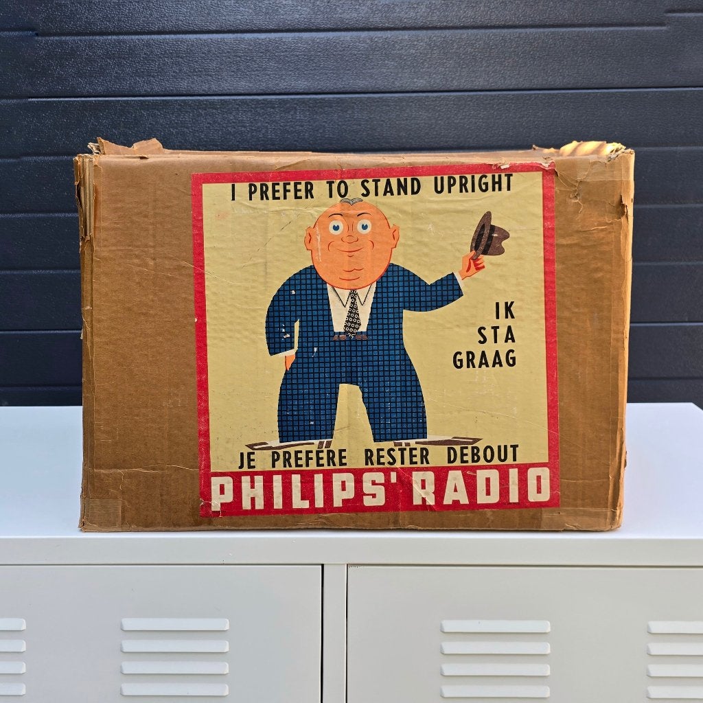Vintage Philips' originele verpakking uit de '30 jaren., Ophalen, Gebruikt, Philips