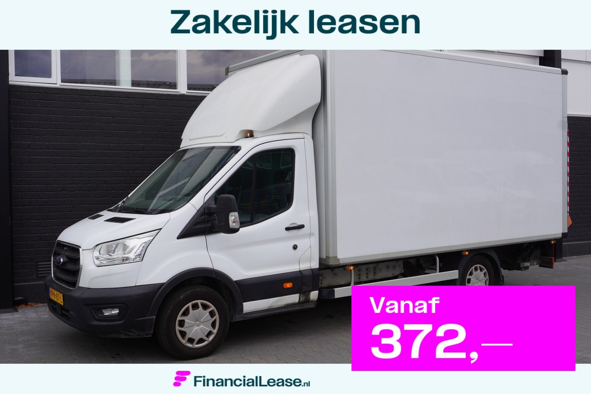 Ford Transit 2.0 TDCI L4 130PK Bakwagen EURO 6 - LAADKLEP -, Voorwielaandrijving, Stof, 4 cilinders, Wit