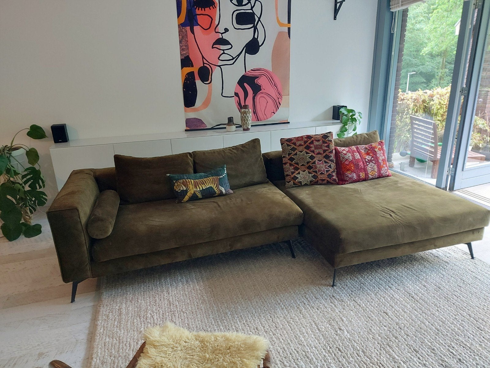 Lounge bank DYYK eigenwijs, Ophalen, Zo goed als nieuw, Vierpersoons of meer, Stof