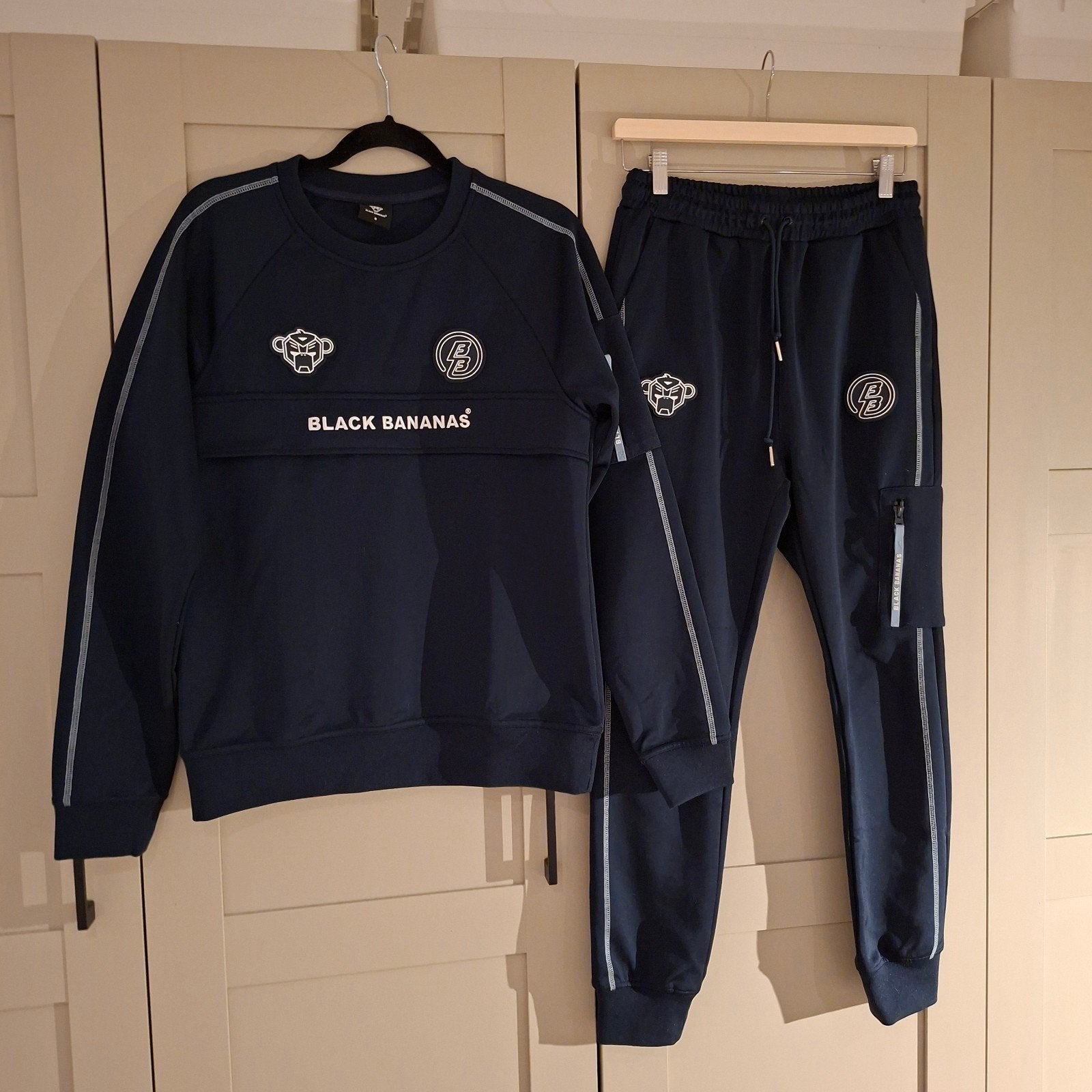 Black Bananas Trainingspak Donkerblauw Tiener/Heren Maat S, Blauw, Ophalen of Verzenden, Zo goed als nieuw, Black Bananas