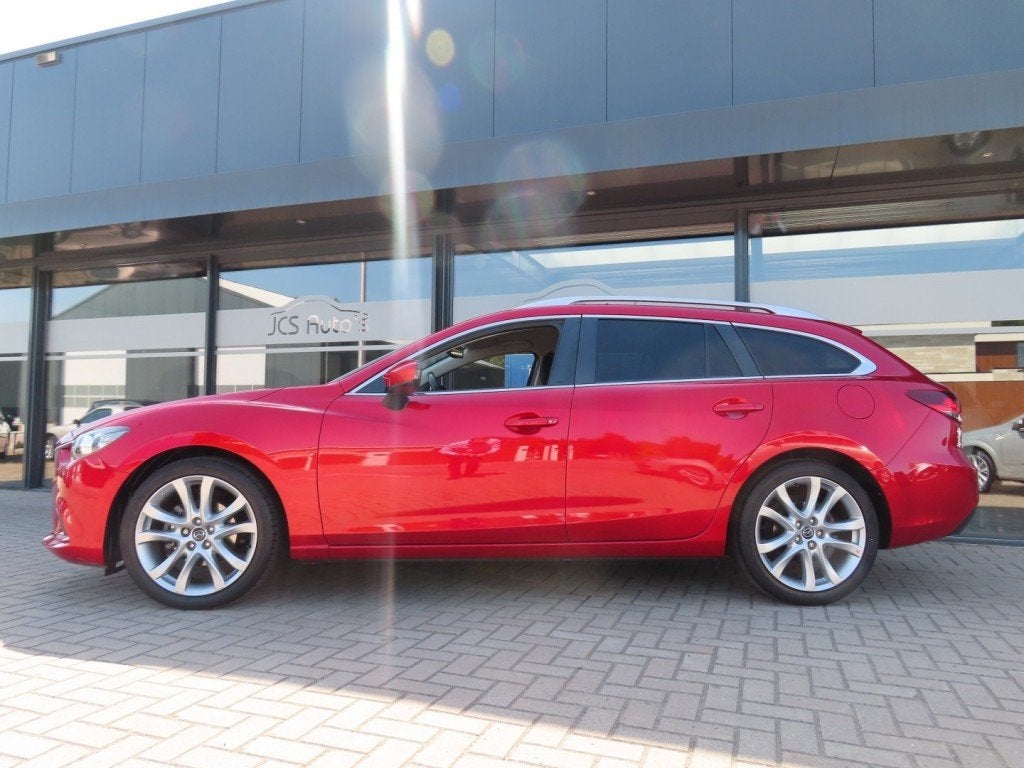 Mazda 6 2.0 TS+ Lease Pack Ecc Navi 2x Pdc Trekhaak 2013, Auto's, Mazda, Voorwielaandrijving, Navigatiesysteem, 680 kg, Origineel Nederlands
