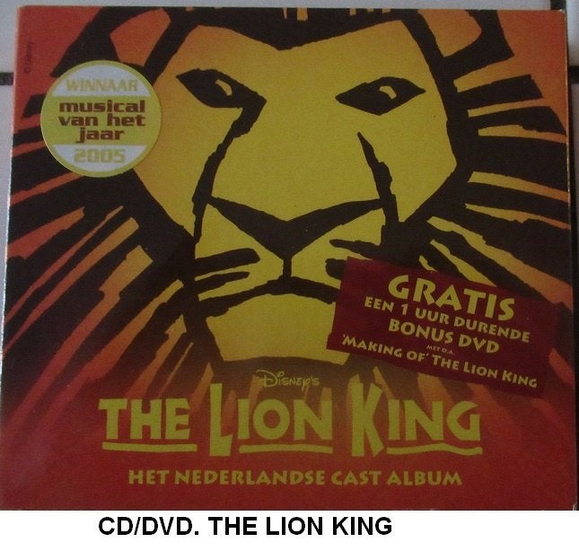 THE LION KING, CD / DVD combinatie, Cd's en Dvd's, Cd's | Filmmuziek en Soundtracks, Ophalen of Verzenden, Zo goed als nieuw