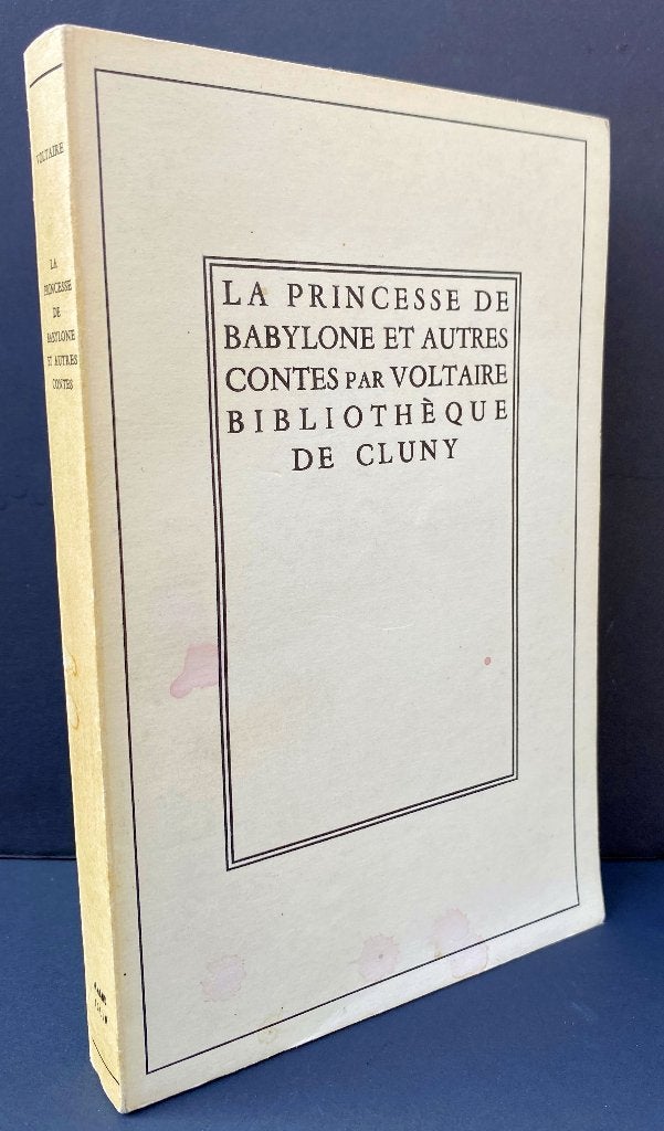 Voltaire - La Princesse de Babylone (1963), Ophalen of Verzenden, Zo goed als nieuw