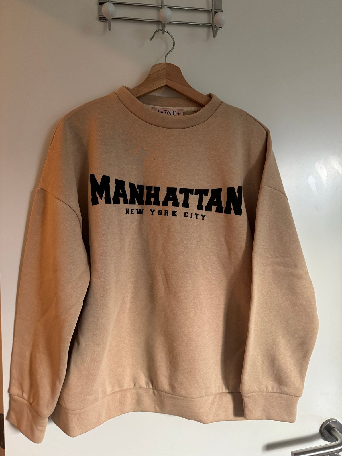 Manhattan sweater - niet gedragen, heerlijke trui, Ophalen of Verzenden, Nieuw, Maat 36 (S), Beige