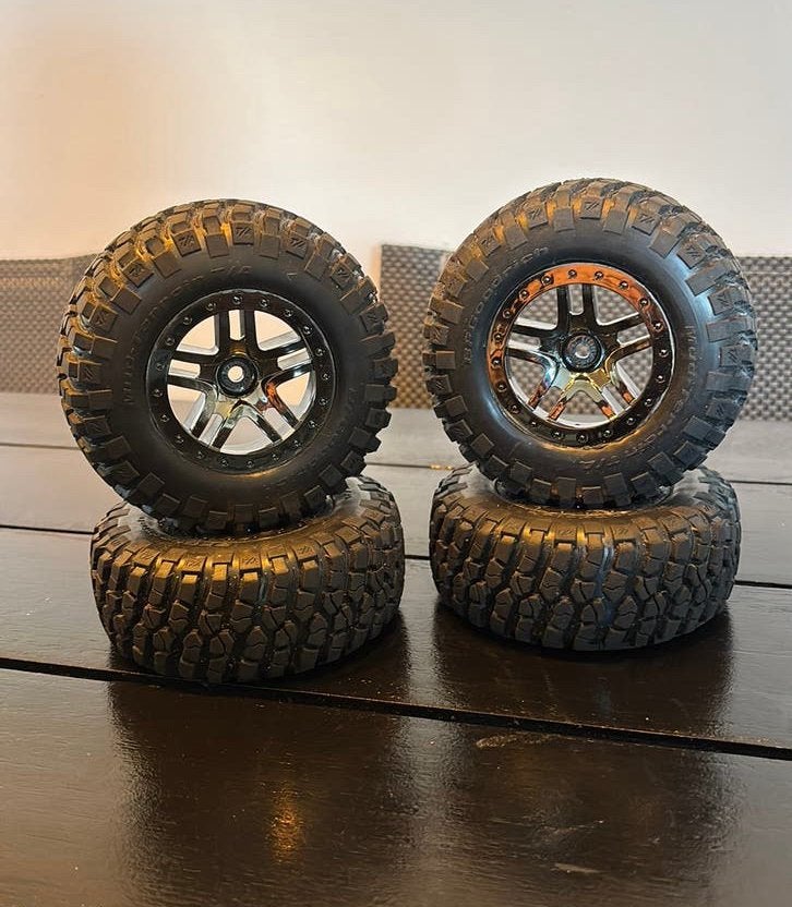 Traxxas Slash 4x4/2WD Ultimate Wielen (4 stuks), Overige merken, Gebruikt, Ophalen of Verzenden, Groter dan 1:32