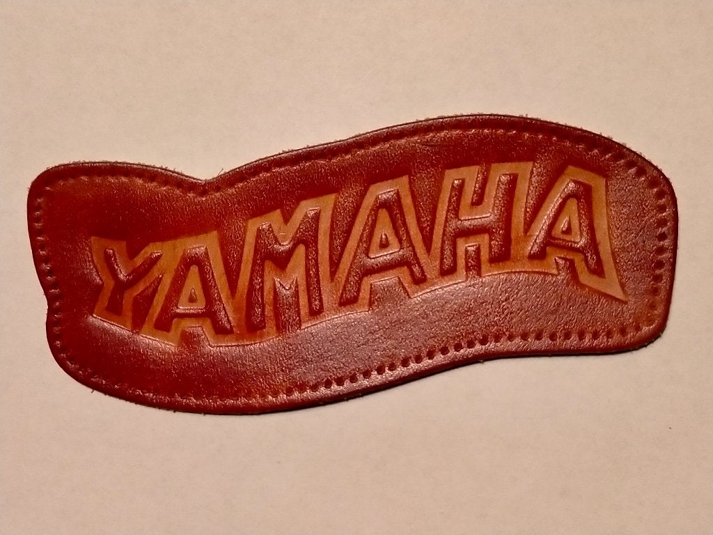 Yamaha biker vintage logo patch motor motoren embleem, Verzamelen, Ophalen of Verzenden, Zo goed als nieuw, Auto's