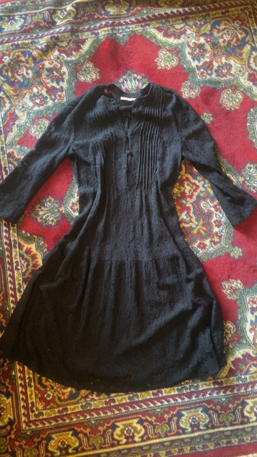 La dress maat M, Kleding | Dames, Jurken, Maat 38/40 (M), Verzenden, Zwart, Zo goed als nieuw
