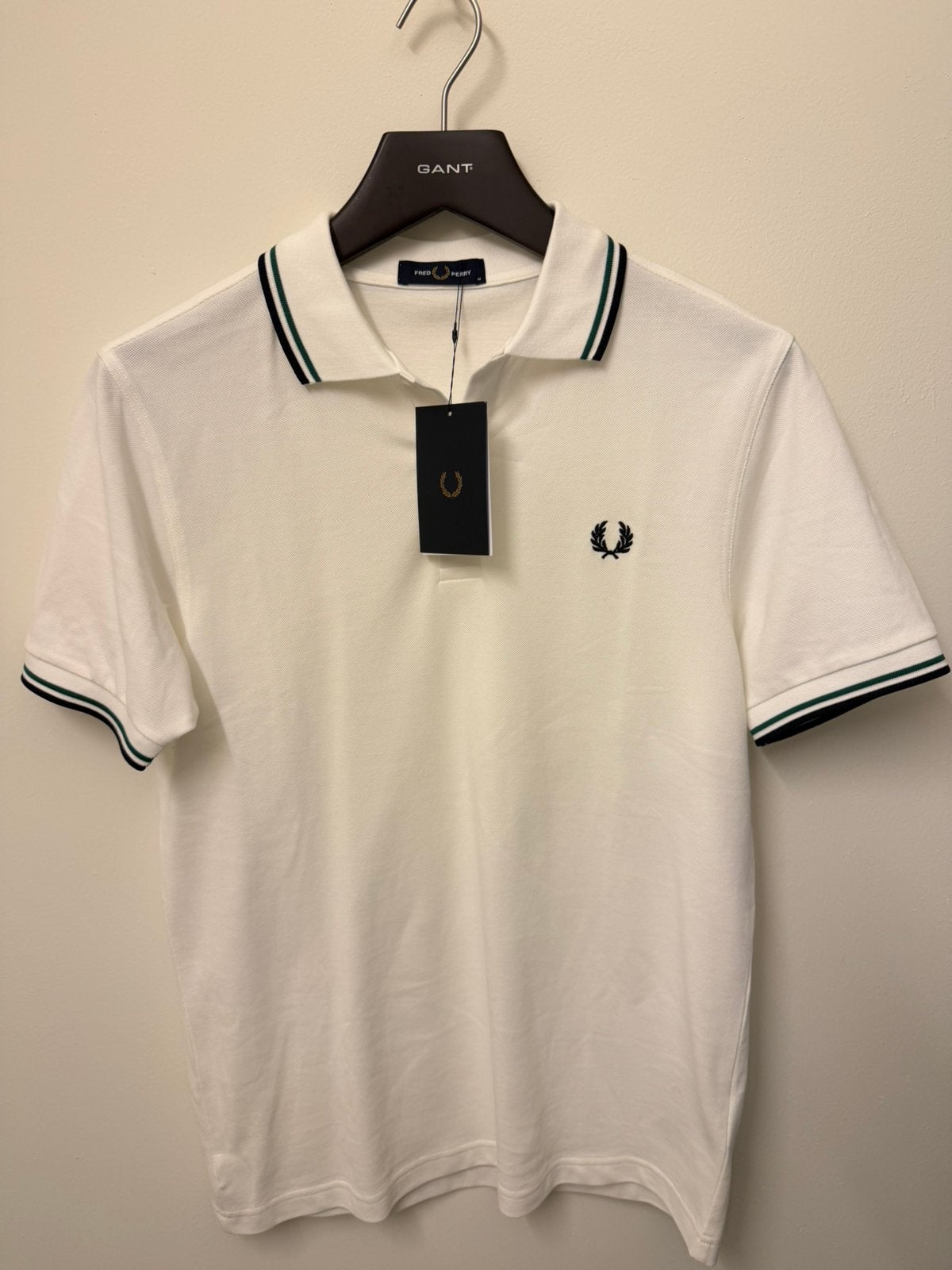 Nieuwe Fred Perry twin tipped polo M, Verzenden, Nieuw, Wit