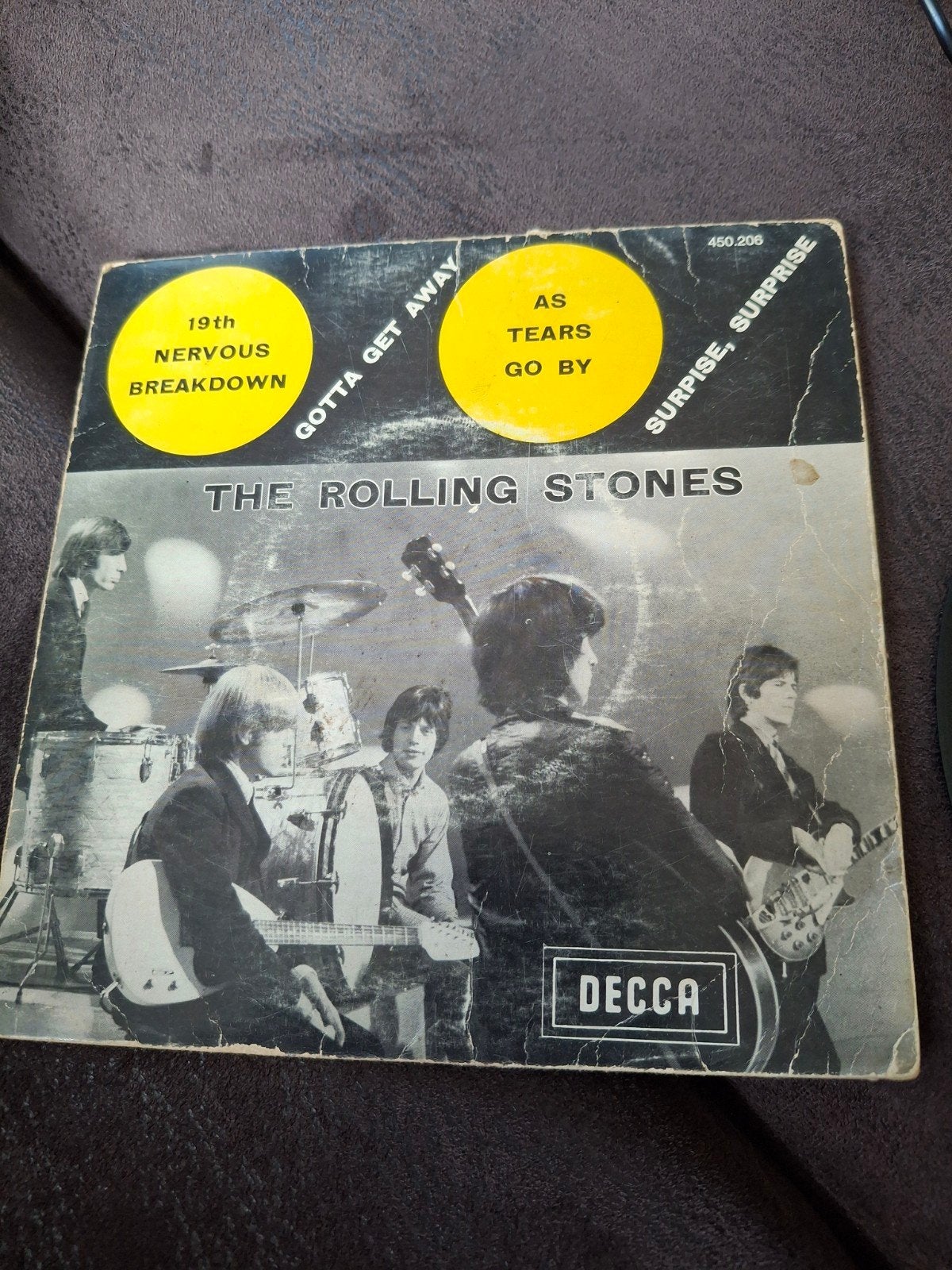 ZELDZAAM The Rolling Stones - 19th Nervous Br, Gebruikt, 7 inch, Ophalen of Verzenden, EP