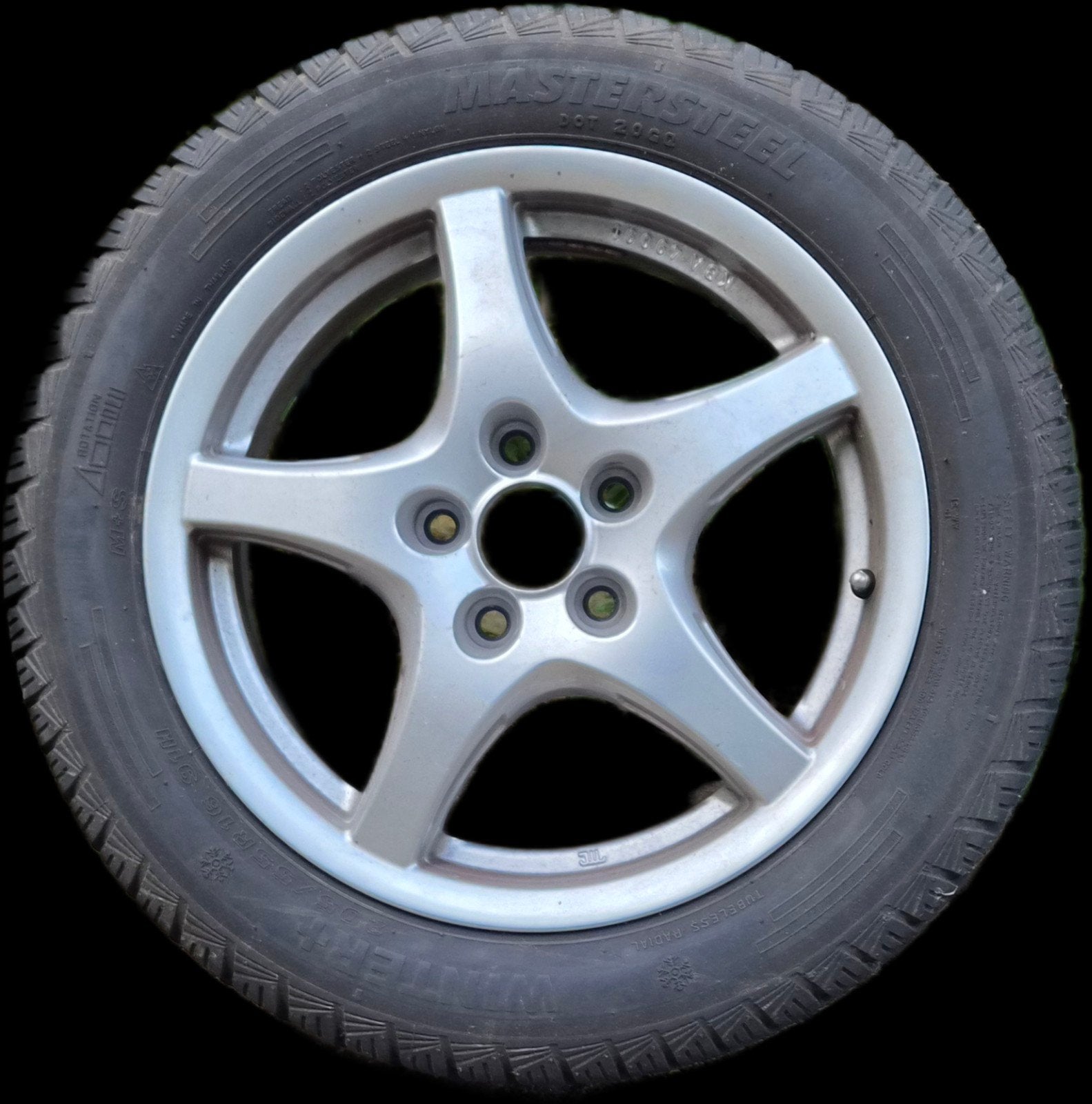 4 winterbanden met velgen en moeren voor Ford Focus, Auto-onderdelen, Ophalen, Gebruikt, Winterbanden, Banden en Velgen