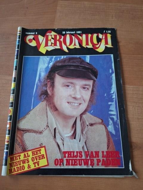 Veronica 1981 Focus Tingue Dongelmans Audrey Hepburn Kiss, Verzenden, 1980 tot heden, Nederland, Tijdschrift