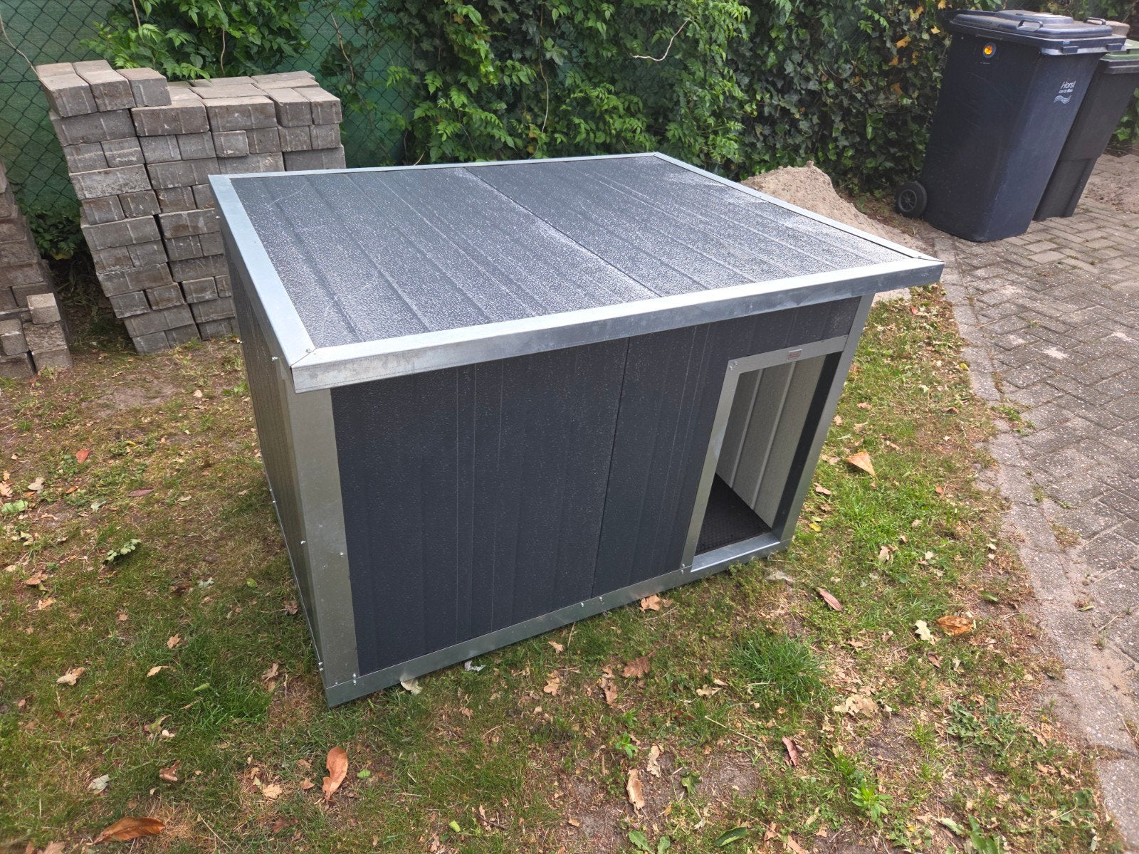 Geïsoleerd hondenhok, buitenhok, 125x88x93., Dieren en Toebehoren, Hondenhokken, Ophalen, 110 cm of meer, 65 tot 100 cm, Hondenhok