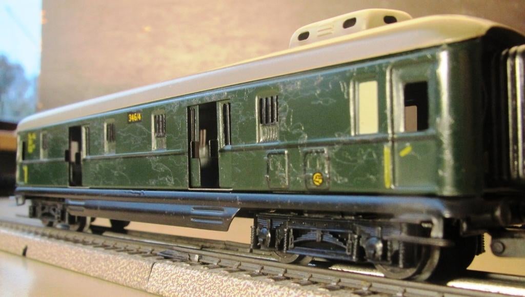 Märklin 346/4 D-Trein Bagagewagen 1956 Schürzenwagen 800, Hobby en Vrije tijd, Modeltreinen | H0, Wisselstroom, Gebruikt, Wagon