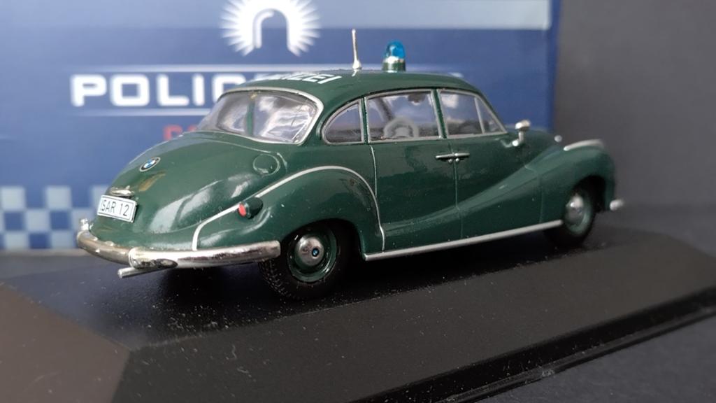 BMW 501 Polizei 1:43 Atlas Collections Pol, Hobby en Vrije tijd, Overige merken, Auto, Verzenden, .