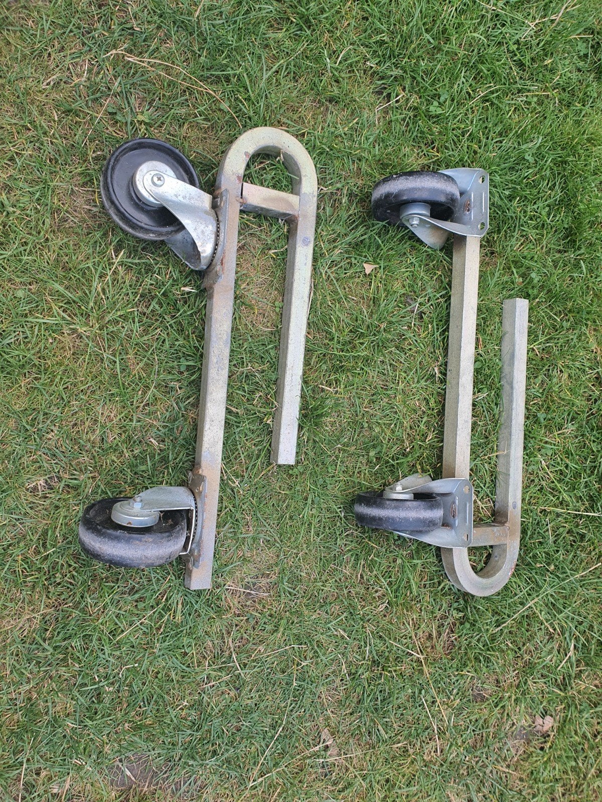 2 kantelbeugels voor een vouwwagen, Caravans en Kamperen, Ophalen, Gebruikt