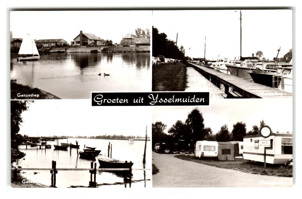 IJsselmuiden, Groeten uit IJsselmuiden, Verzenden, 1960 tot 1980, Ongelopen, Overijssel