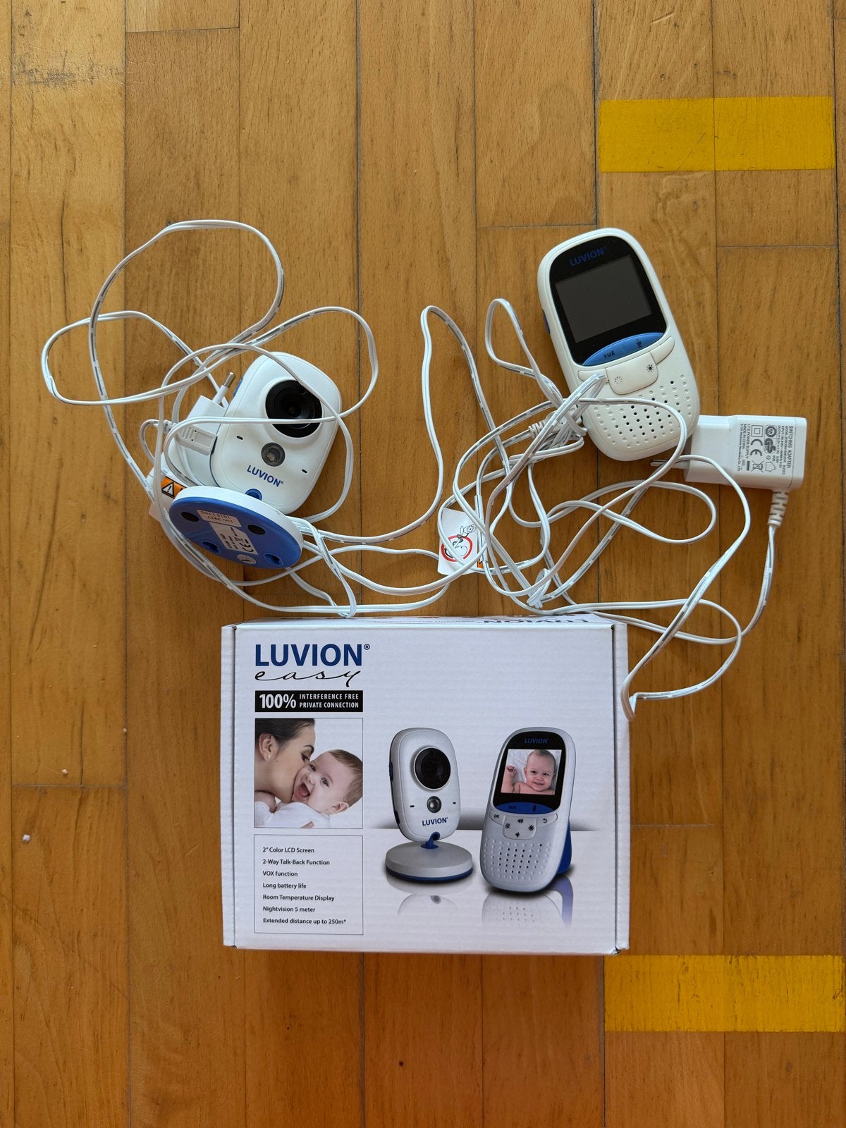 Luvion Easy Babyfoon met camera en terugspreekfunctie, Kinderen en Baby's, Babyfoons, Nieuw, 100 tot 250 meter, Camera, Ophalen of Verzenden