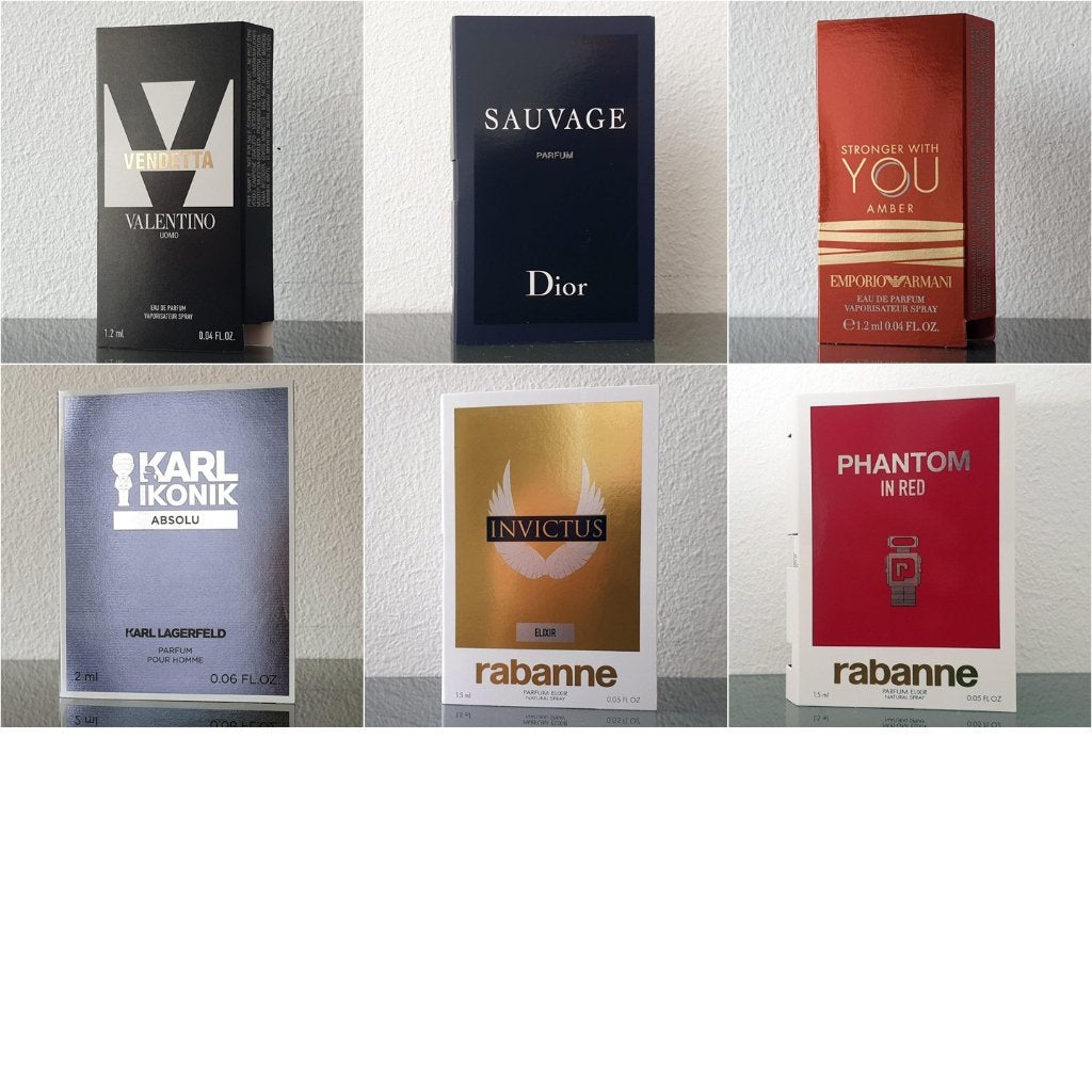 Verzameling • Heren Parfum testers, Ophalen of Verzenden, Zo goed als nieuw, Proef of Tester, Gevuld