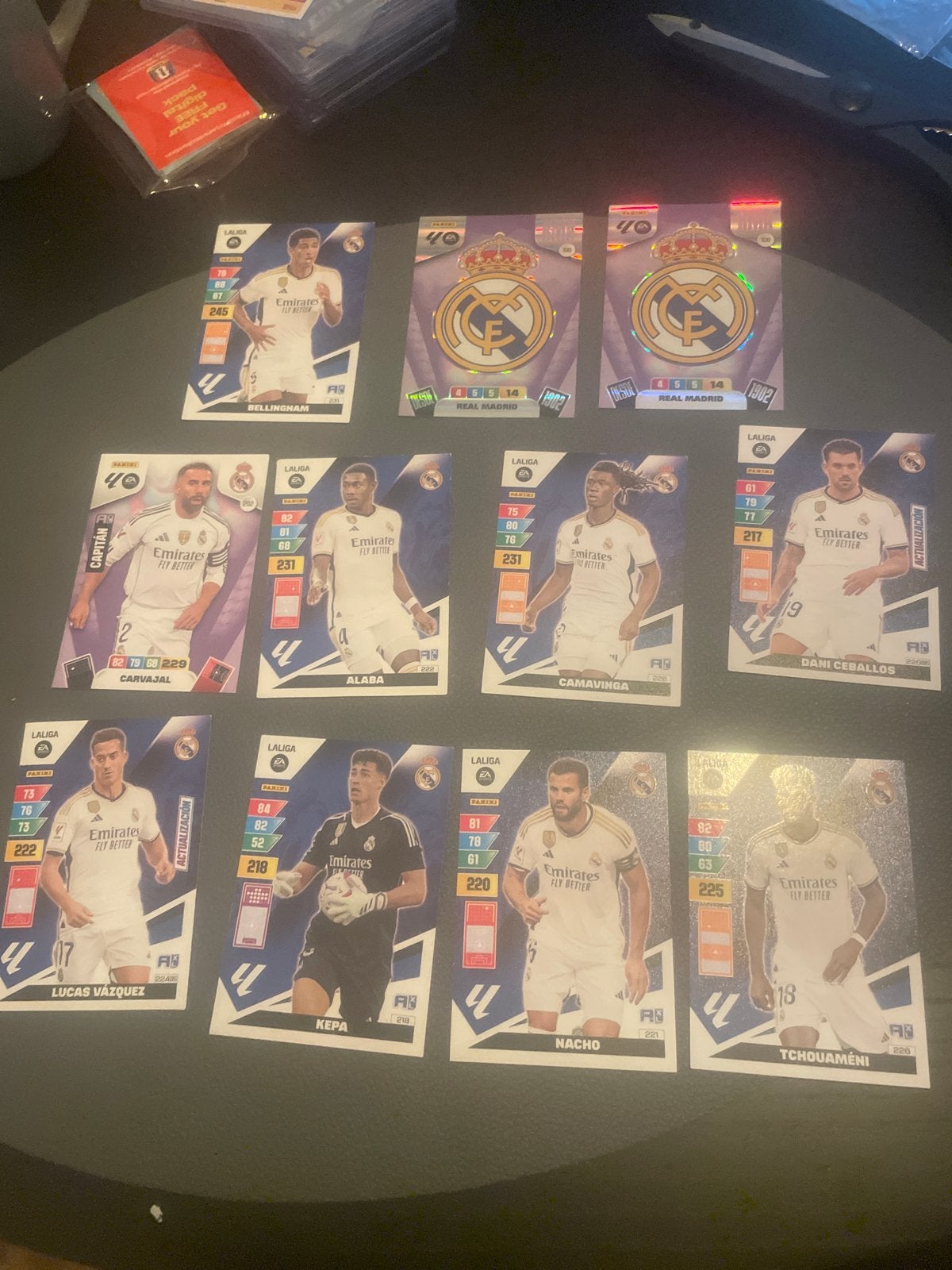 Real Madrid Adrenalyn XL 2024 Voetbalkaarten Collectie, Ophalen of Verzenden, Zo goed als nieuw, Buitenlandse clubs, Spelerskaart