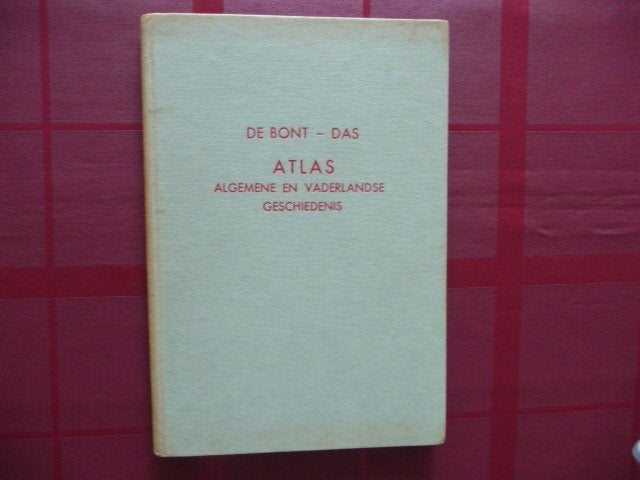 De Bont - Das Atlas Algemene en Vaderlandse Geschiedenis, Boeken, Atlassen en Landkaarten, Gelezen, Overige atlassen, Ophalen of Verzenden