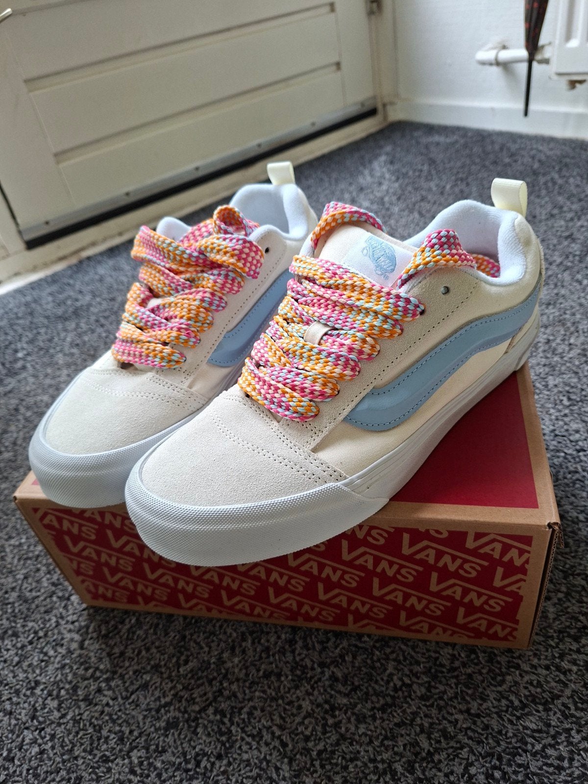 Nieuwe Vans Knu Skool sneakers met oversized veters, Kleding | Dames, Vans, Ophalen of Verzenden, Nieuw, Wit
