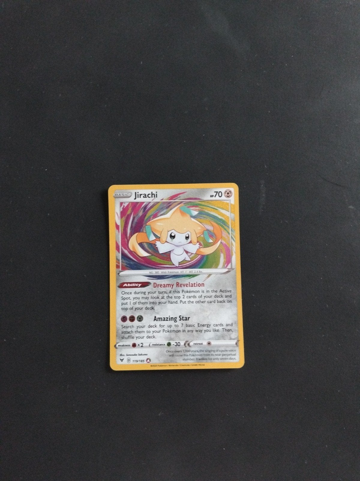 Jirachi, Ophalen, Nieuw, Losse kaart, Foil