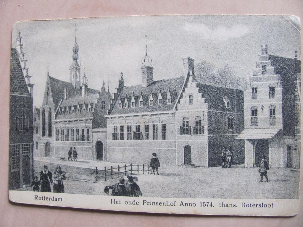 Rotterdam, Het oude Prinsenhof, thans Botersloot, Ophalen of Verzenden, Voor 1920, Zuid-Holland