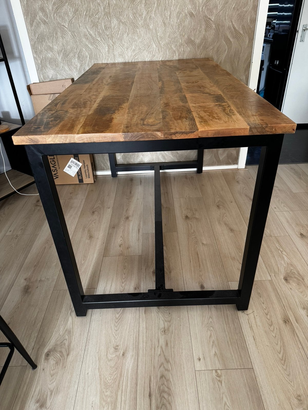 Hoge eettafel, Huis en Inrichting, Tafels | Eettafels, Ophalen, Zo goed als nieuw