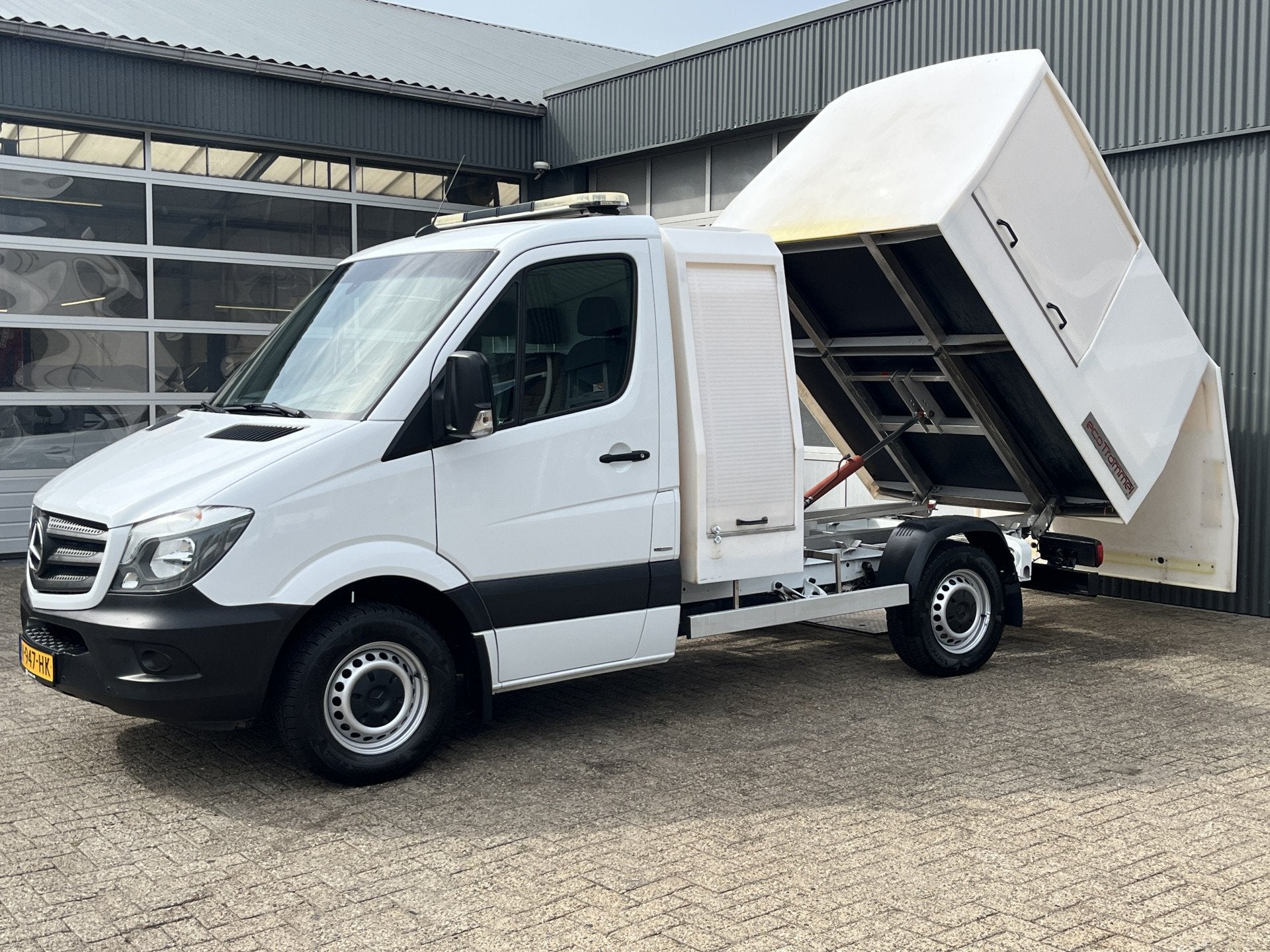 Mercedes-Benz Sprinter 314 CDI Automaat Veegvuilkipper Kippe, Auto's, Automaat, Achterwielaandrijving, Gebruikt, Euro 6