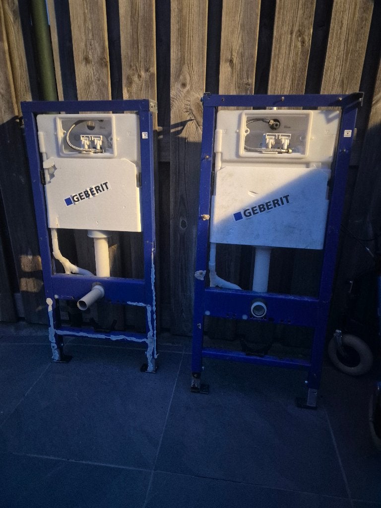 Inbouwreservoir Geberit, Ophalen of Verzenden, Gebruikt, Toilet