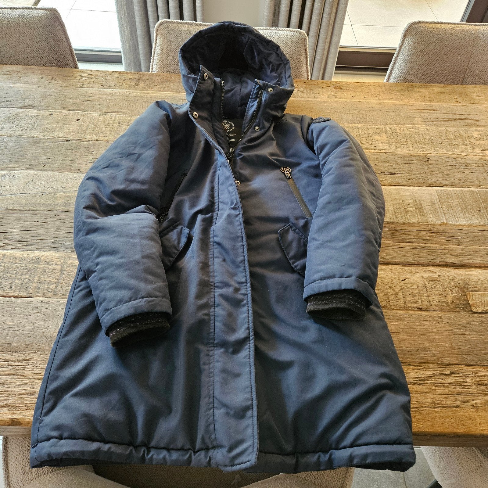Me and my money Winterjas 14 jaar, XS, Ophalen of Verzenden, Zo goed als nieuw, Maat 34 (XS) of kleiner, Blauw