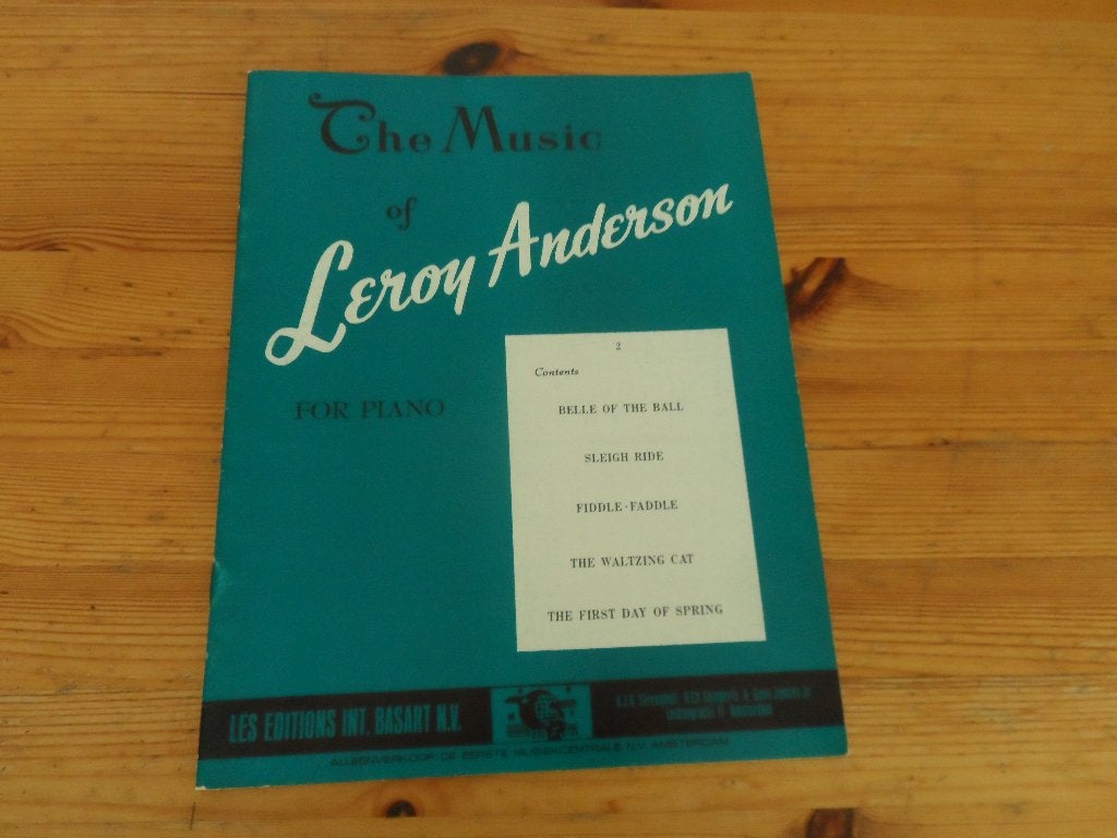 The music of leroy anderson 2 t/m 4, Muziek en Instrumenten, Bladmuziek, Nieuw, Ophalen of Verzenden, Artiest of Componist, Piano