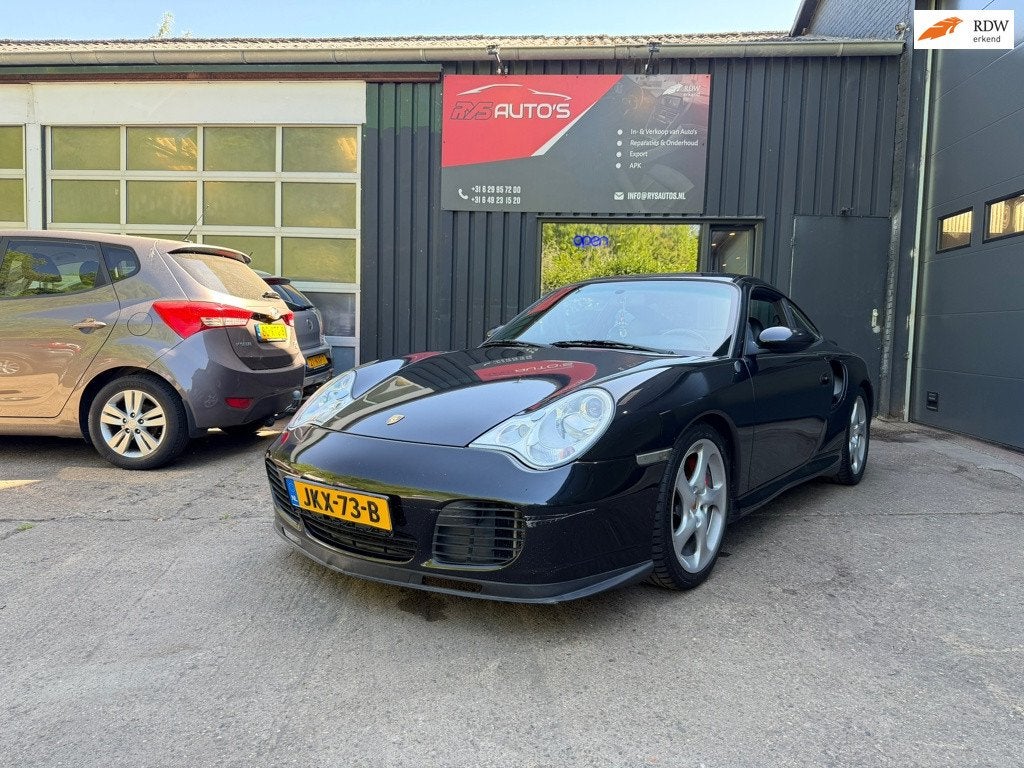 Porsche 911 3.6 Coupé Turbo Handgeschakeld, Auto's, Porsche, Gebruikt, 4 stoelen, Zwart, Bedrijf