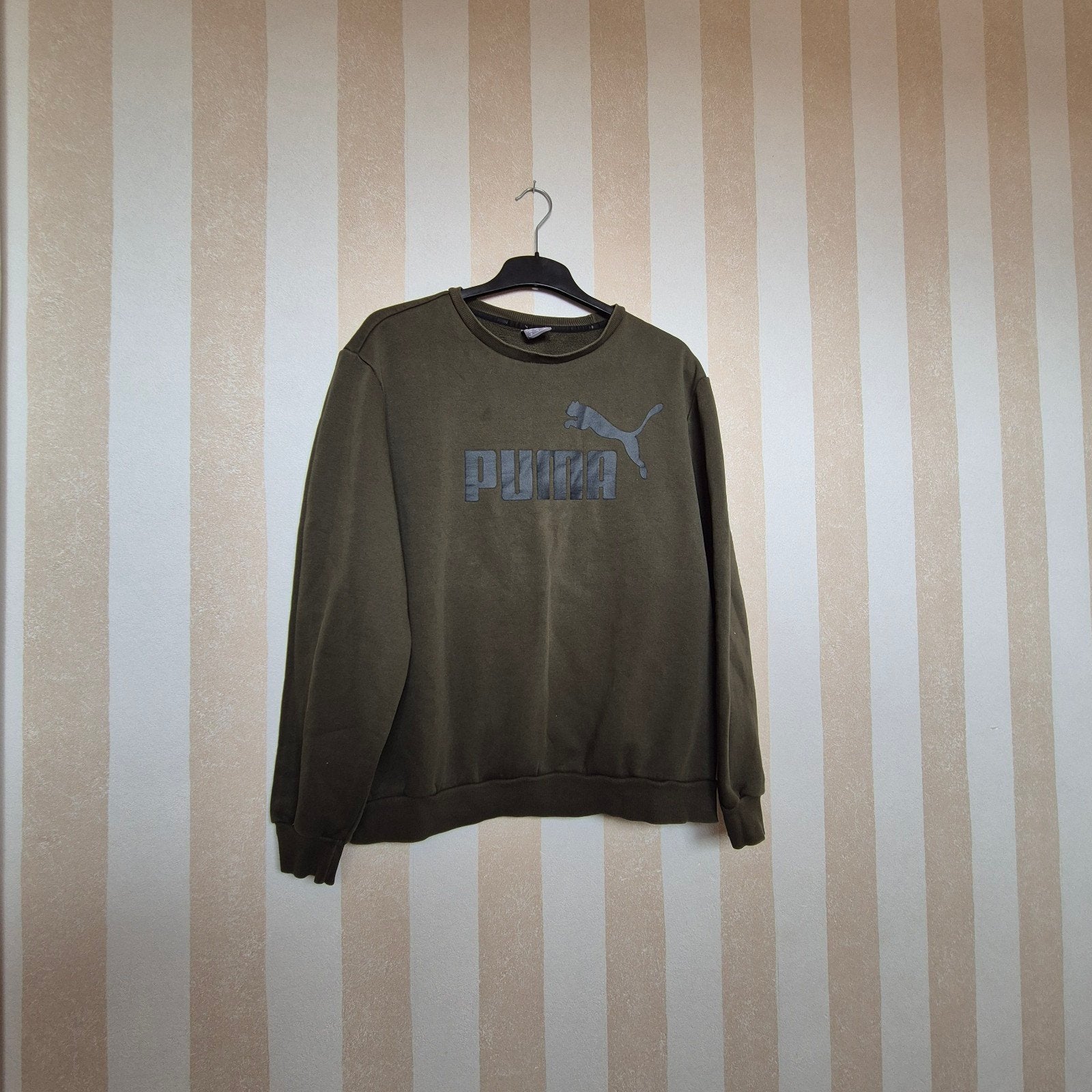 Puma Heren Trui Legergroen XL, Puma, Maat 56/58 (XL), Ophalen of Verzenden, Gedragen