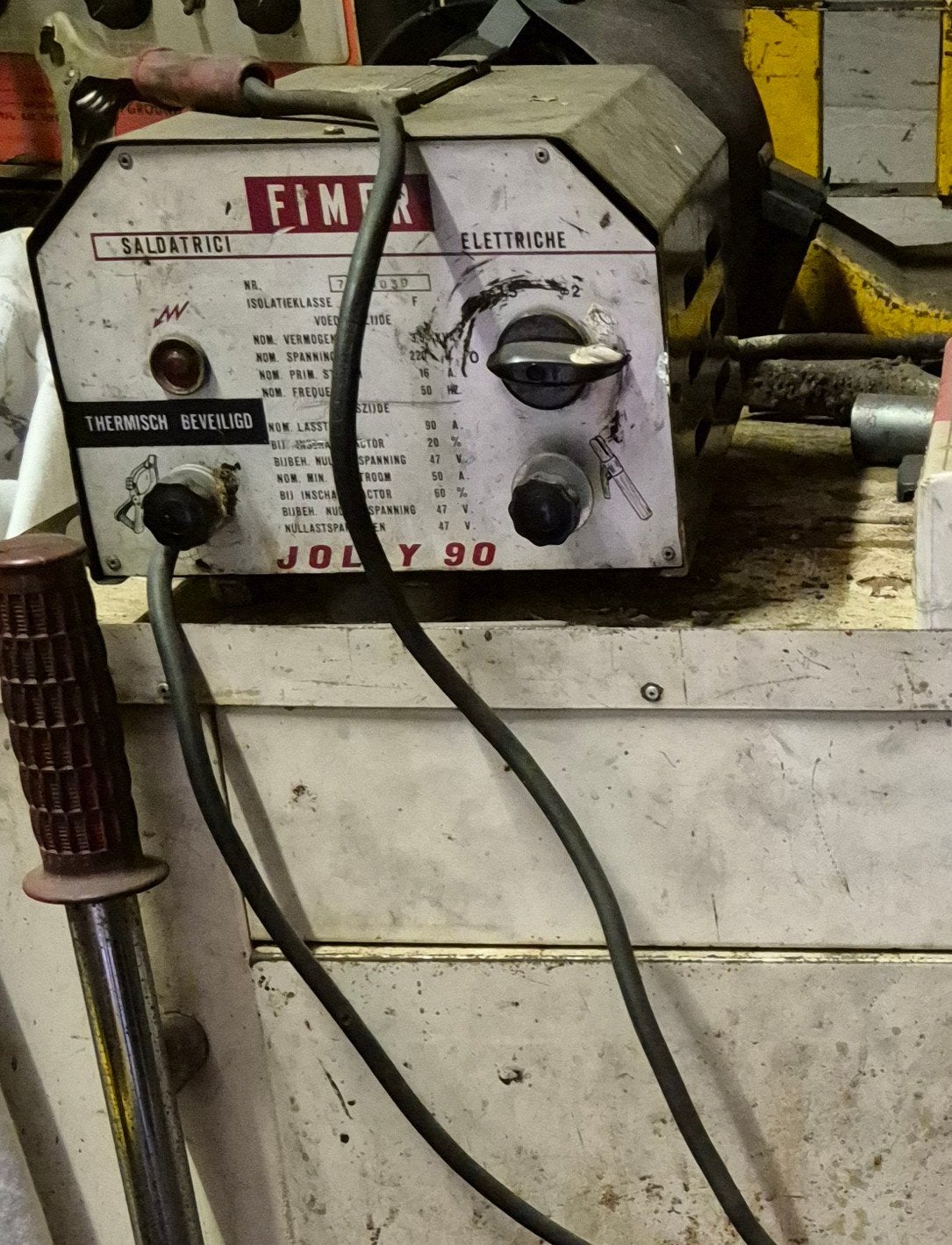 Fimer Jolly 90 Lasapparaat - Thermisch Beveiligd, Ophalen, Gebruikt, Minder dan 150 ampère, Elektroden